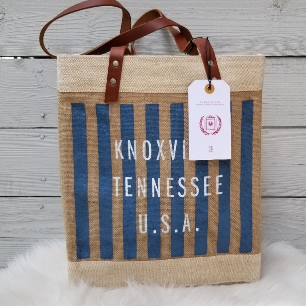 NWT Apolis Global Citizen Custom Burlap Tote